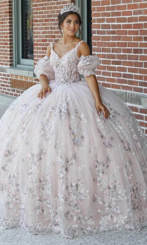 Quinceanera Collection 26043 - Laced Illusion Quinceanera Dress